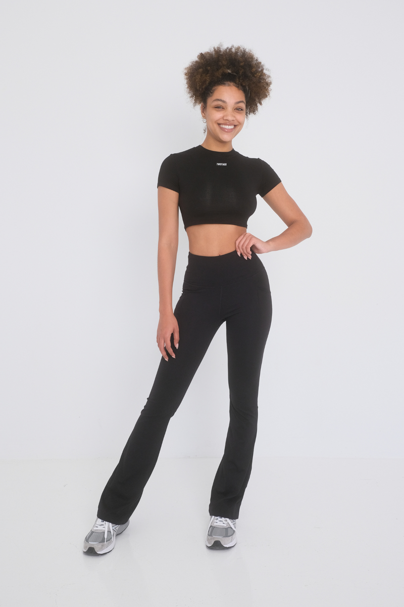 Sculpt Crop - Black