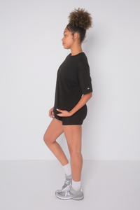 Lounge Oversized Tee - Black