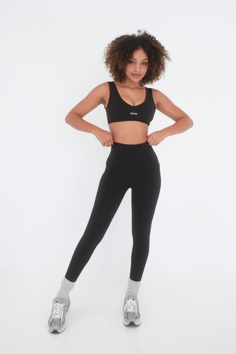 Alpine Sports Bra - Black