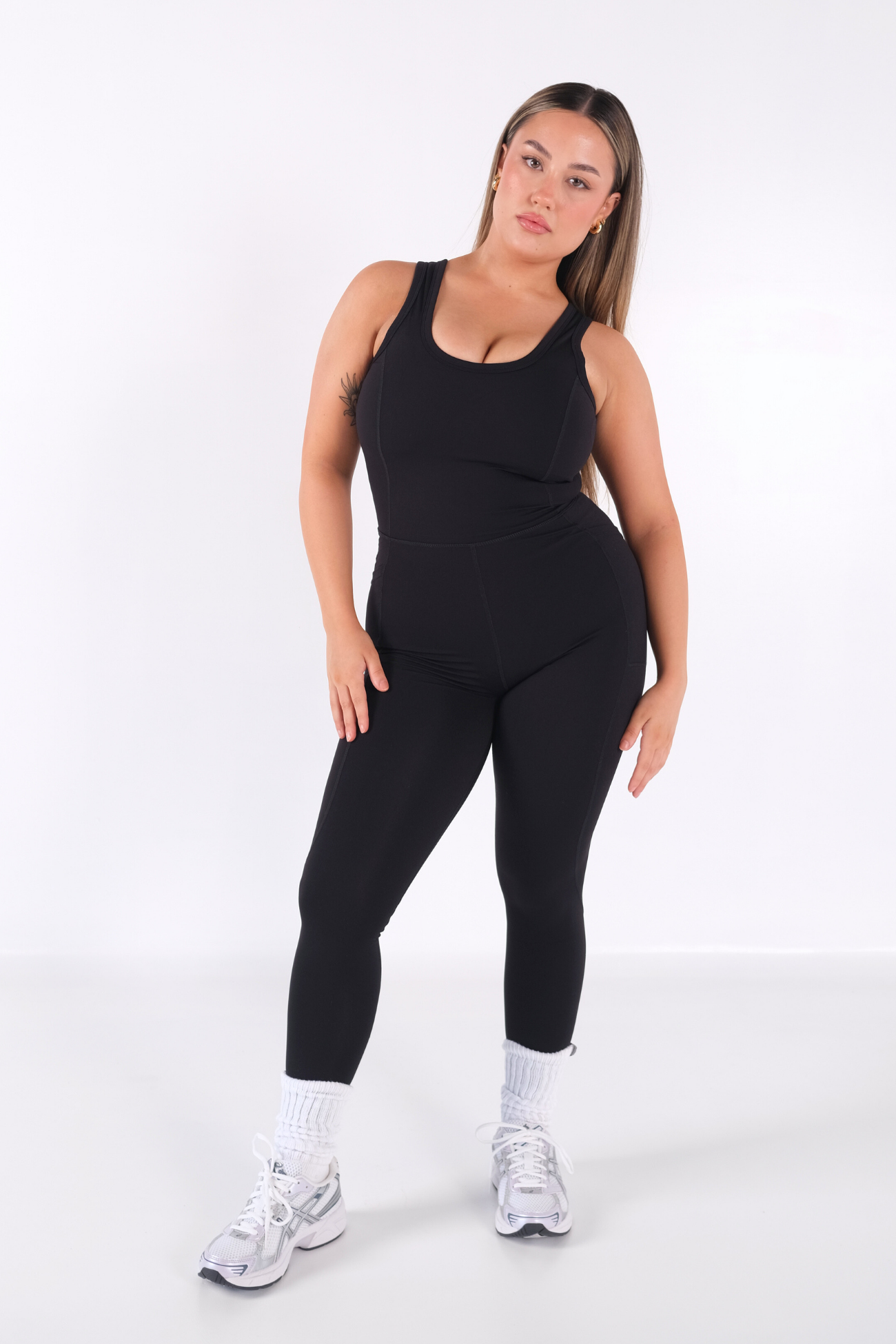 Black bodysuit pants on sale