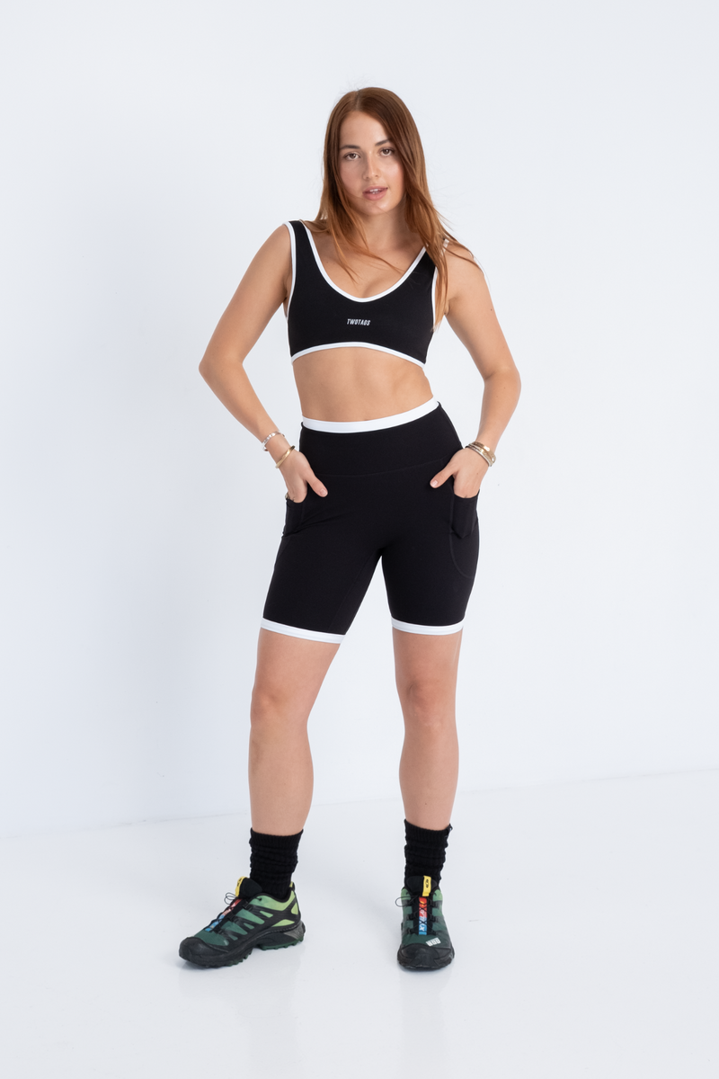 Alpine Pocket Biker Shorts - Contrast