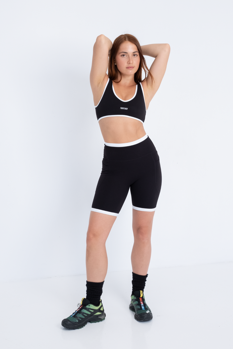 Alpine Pocket Biker Shorts - Contrast