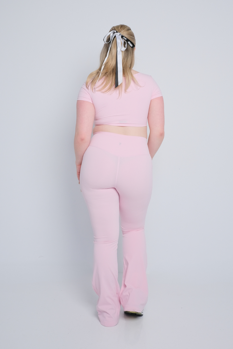 Ruched Crop Top - Cherry Blossom