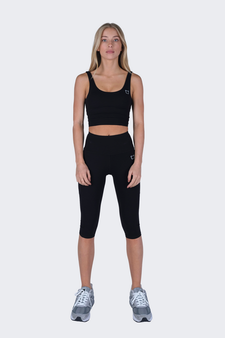 Seamless Leopard Highwaisted Leggings - Black