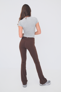 Daze Flare Pocket (Tall) Leggings - Espresso