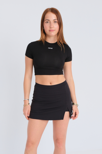 Charmed Split Skorts - Black