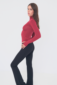 Sculpt Long Sleeve - Cherry Red