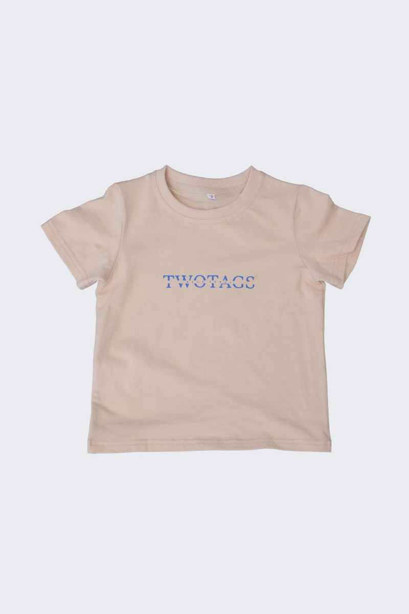 Immy Tee & Mini Me Shorts - Beige Set