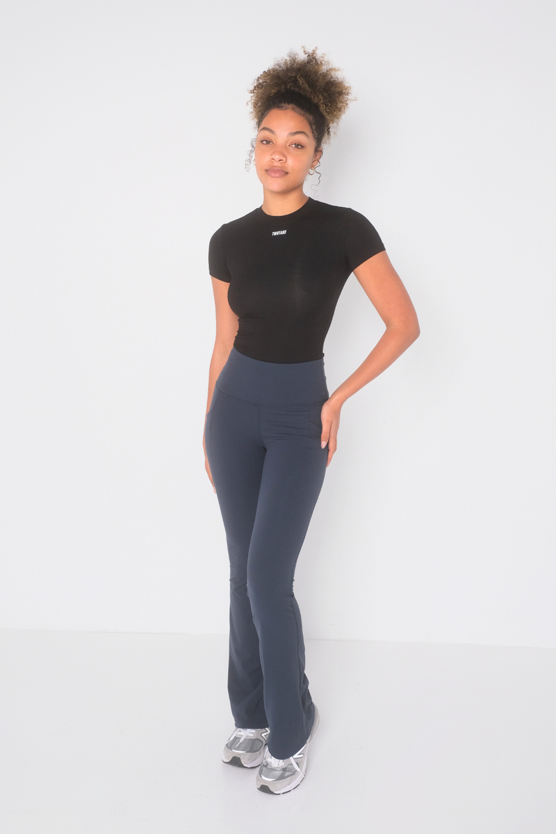 Daze Flare Pocket (Tall) Leggings - Ink