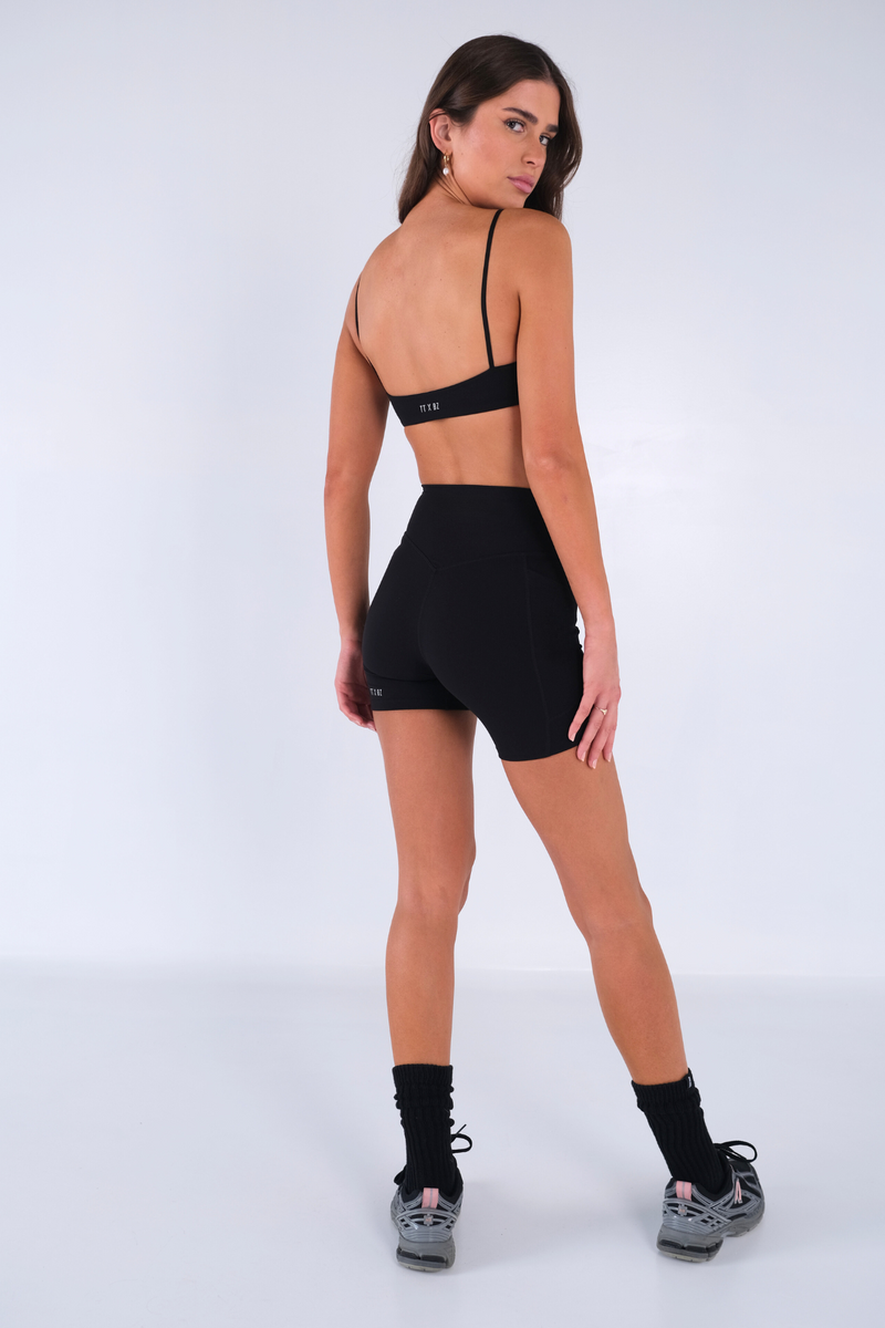 Luxe Sports Bra - Black