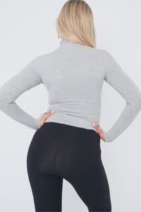 Sculpt Long Sleeve - Grey Marl