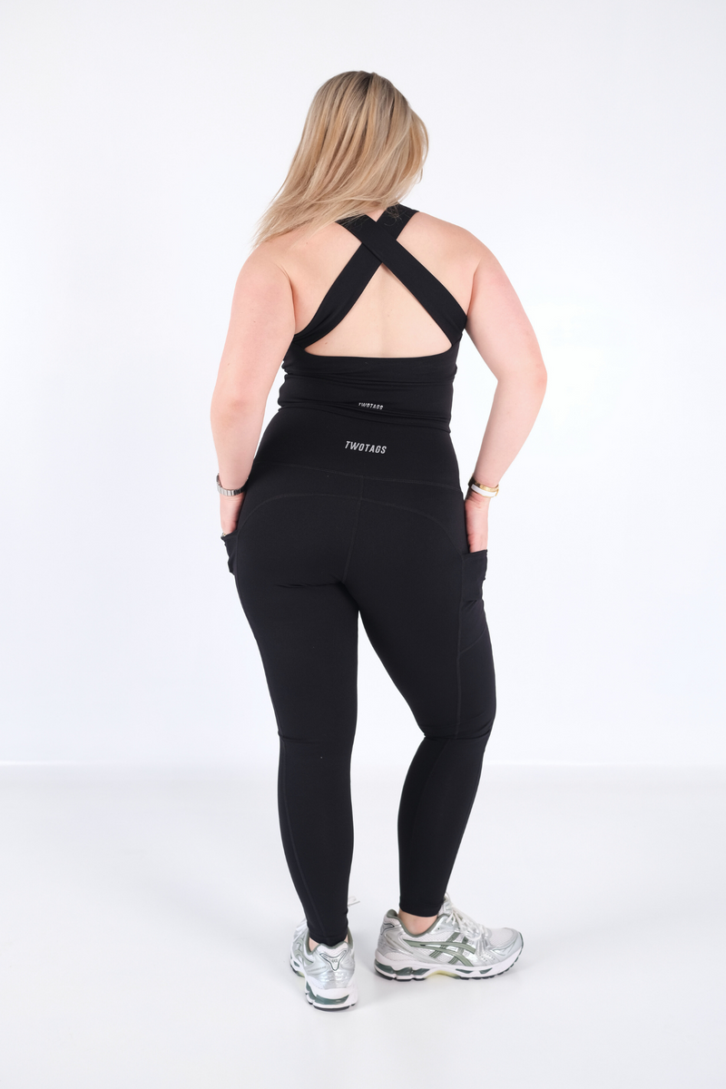 Sweetheart V2 Highwaisted Leggings - Black