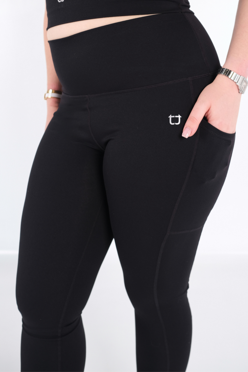 Sweetheart V2 Highwaisted Leggings - Black