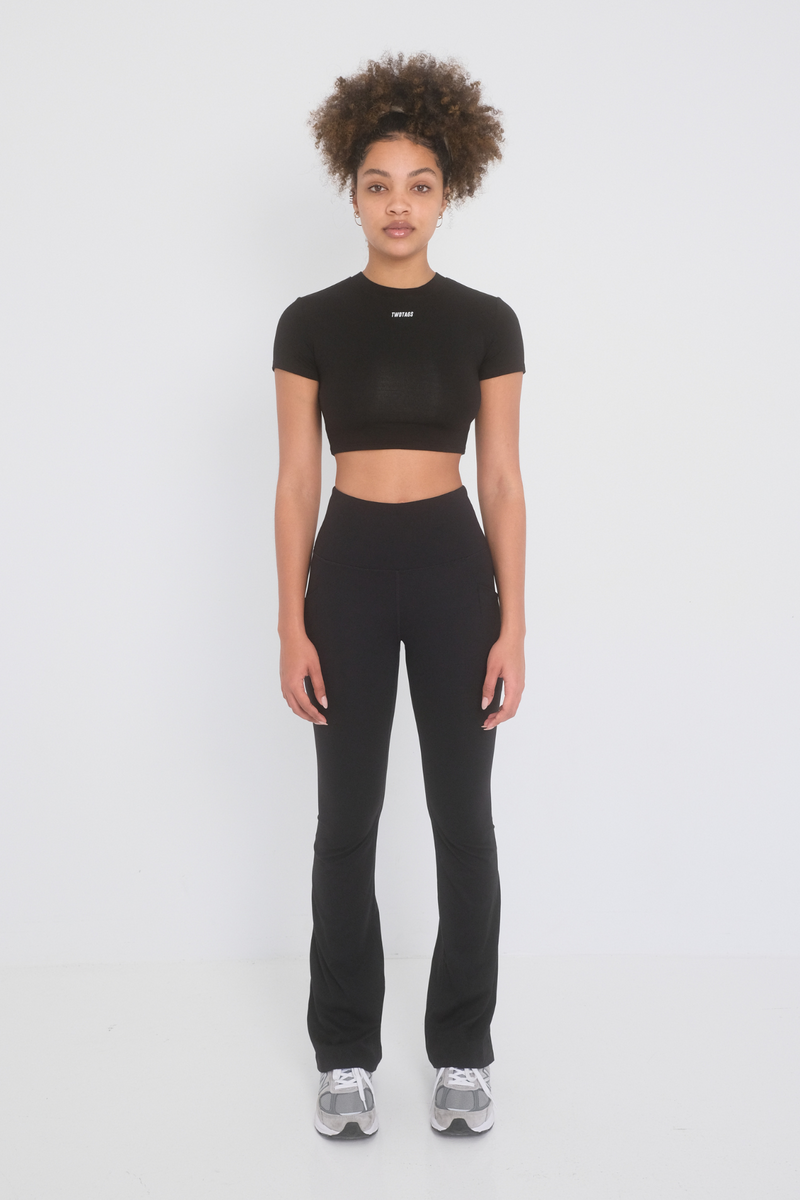 Sculpt Crop - Black