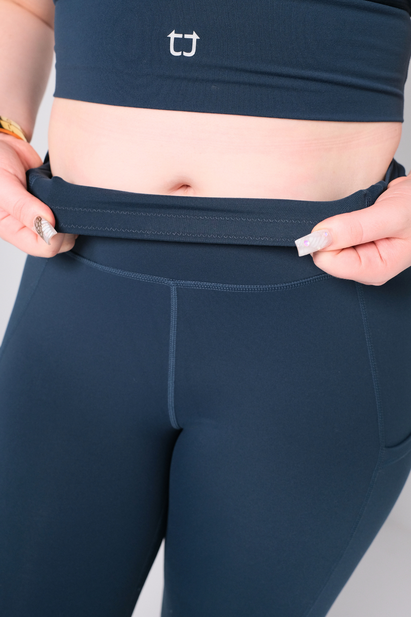 Darling 7/8 Leggings - Ocean Blue