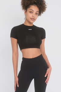 Sculpt Crop - Black