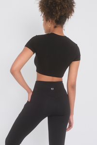 Sculpt Crop - Black