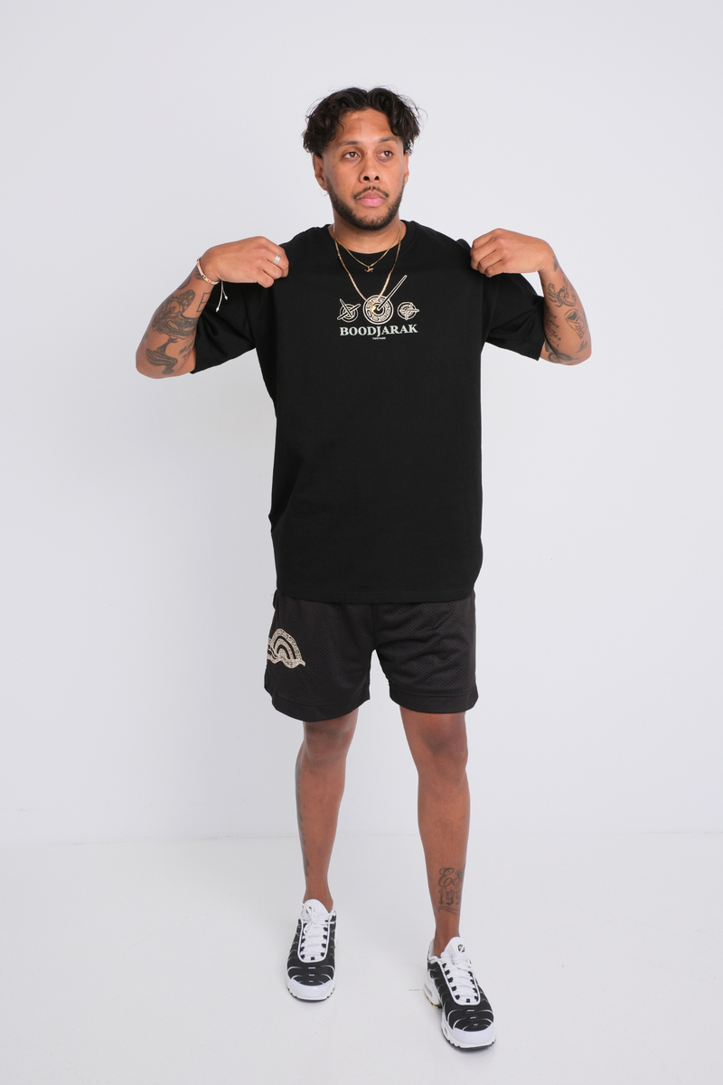 Rhythm Oversized T-Shirt (Heavyweight) - Black