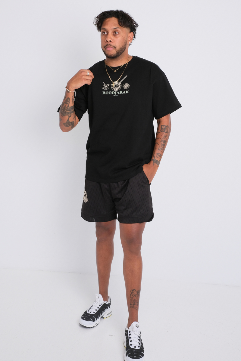 Rhythm Oversized T-Shirt (Heavyweight) - Black