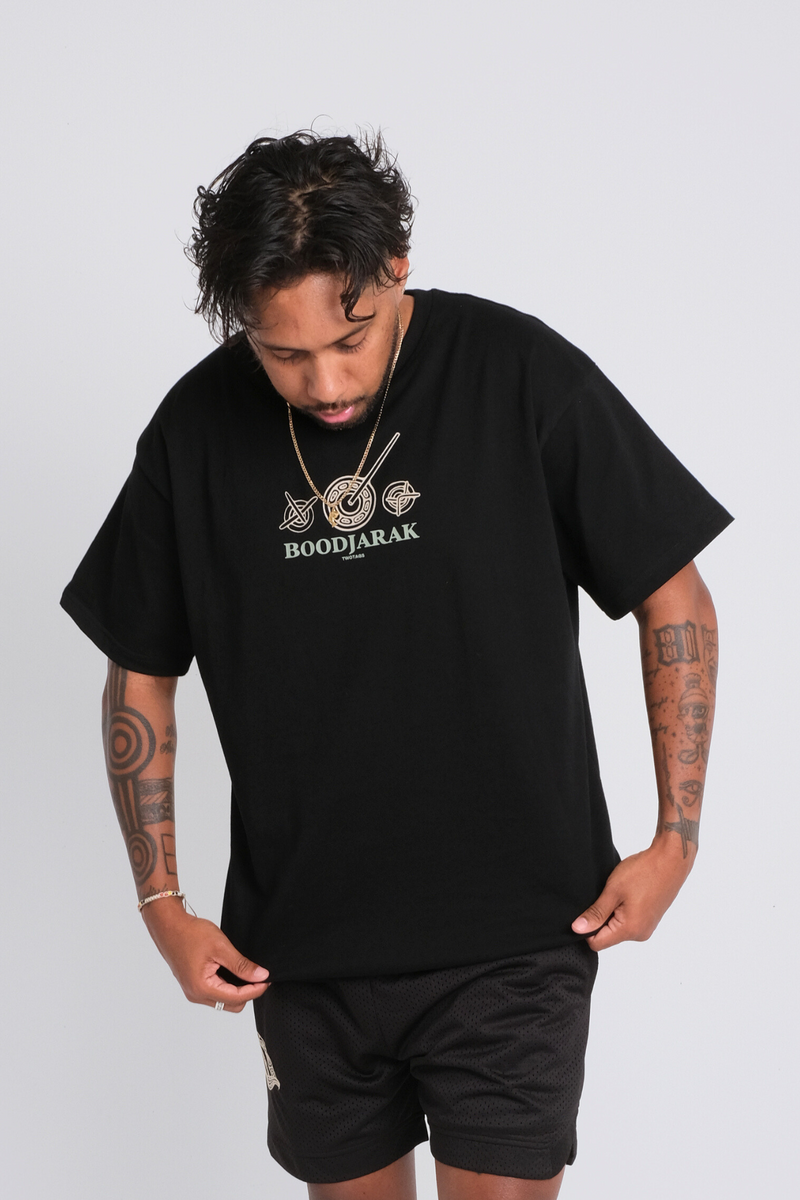 Rhythm Oversized T-Shirt- Black