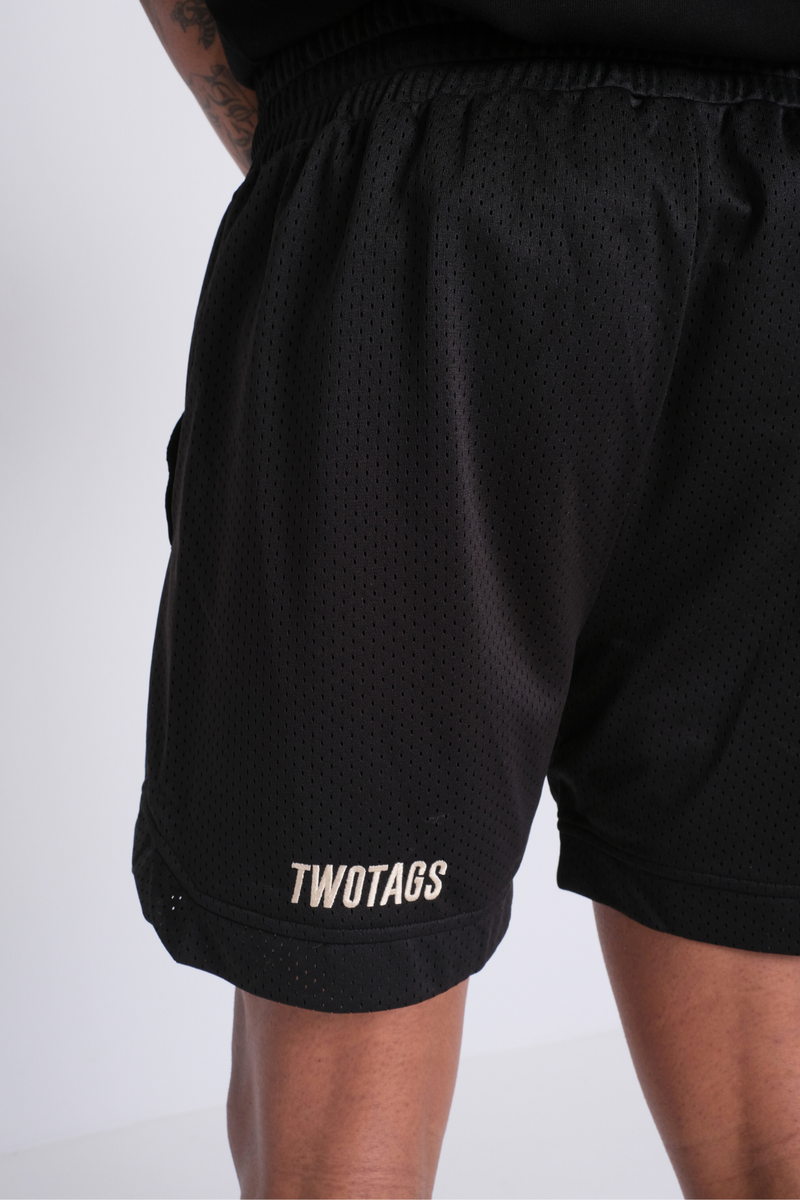 Rise Mesh Shorts - Black