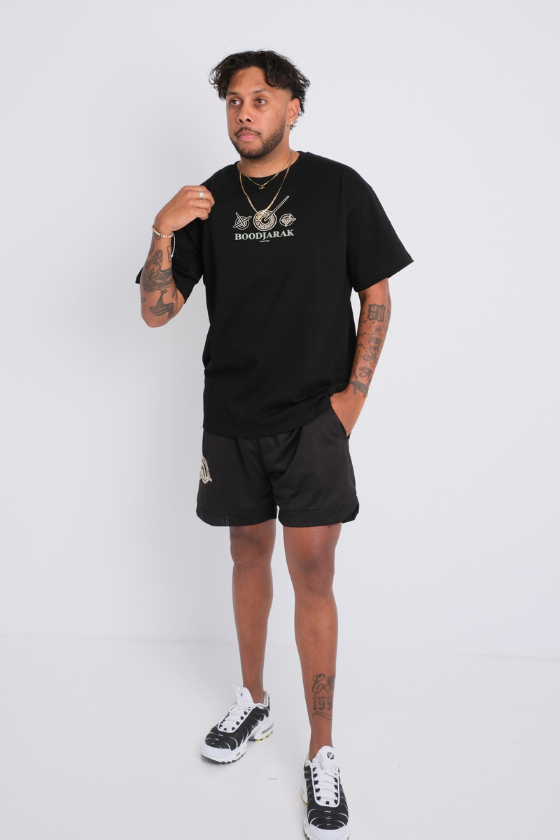 Rise Mesh Shorts - Black