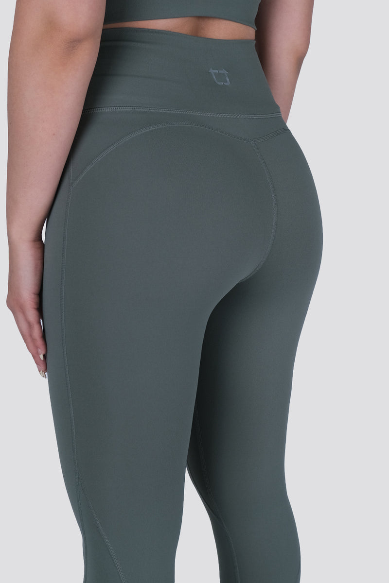 Dynamic 7/8 Highwaisted Leggings - Moss