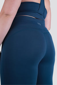 Dynamic 7/8 Highwaisted Leggings - Ocean Blue