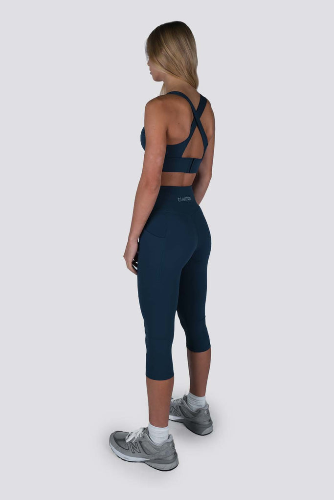 Ease 7/8 Highwaisted Leggings - Ocean Blue