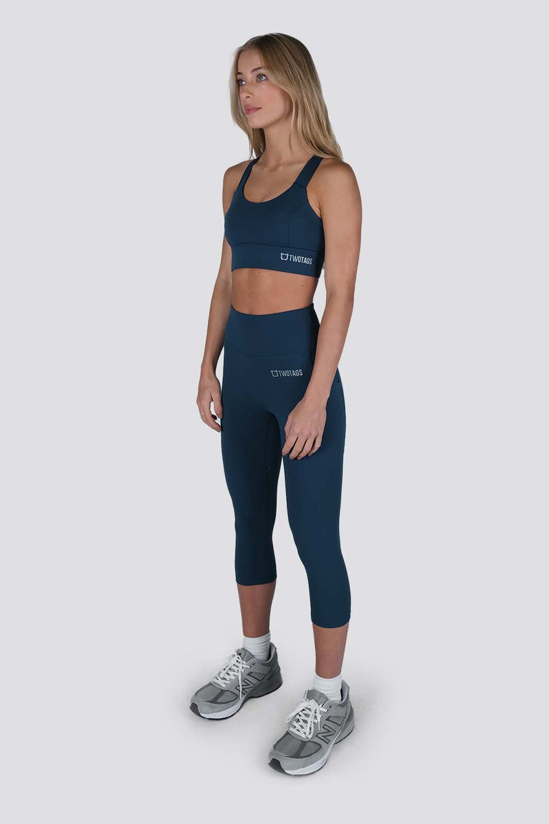 Ease 7/8 Highwaisted Leggings - Ocean Blue
