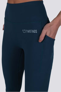 Ease 7/8 Highwaisted Leggings - Ocean Blue