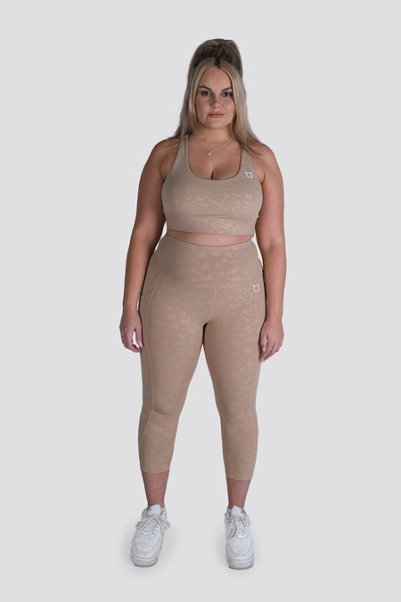 Seamless Movement Highwaisted Leggings - Khaki Marl