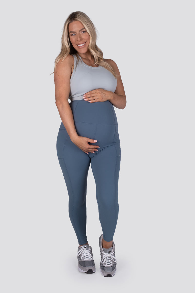Maternity Signature Leggings - French Blue
