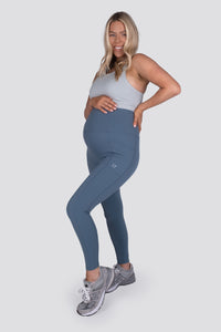 Maternity Signature Leggings - French Blue