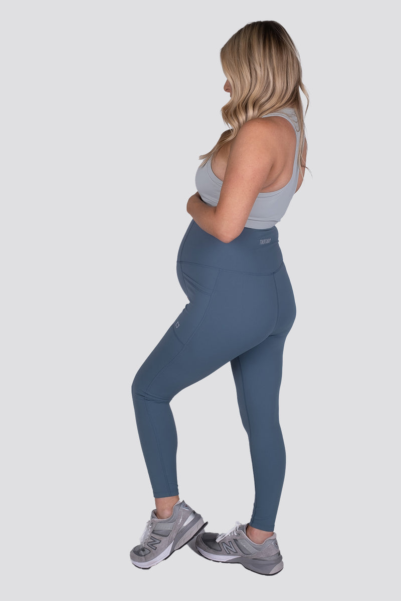 Maternity Signature Leggings - French Blue
