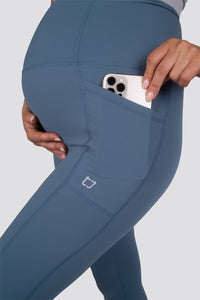 Maternity Signature Leggings - French Blue