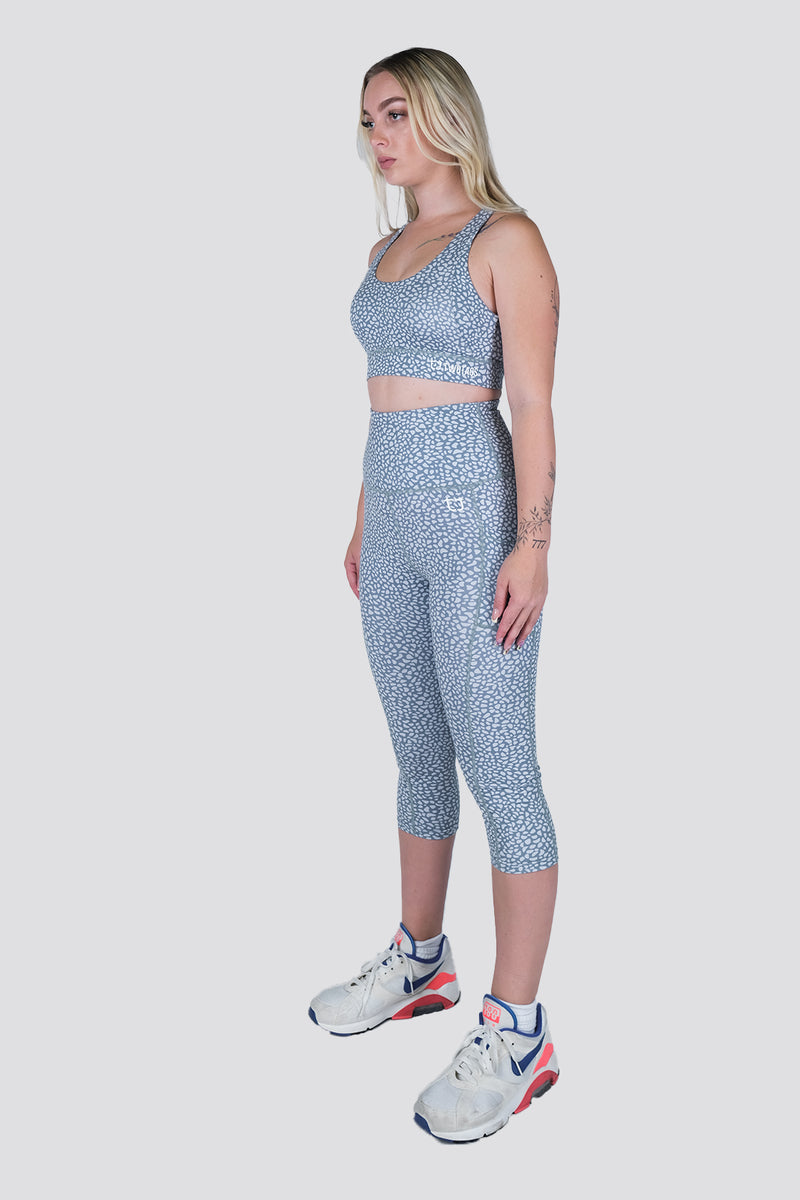 Mirage 7/8 Highwaisted Leggings - Ash Blue