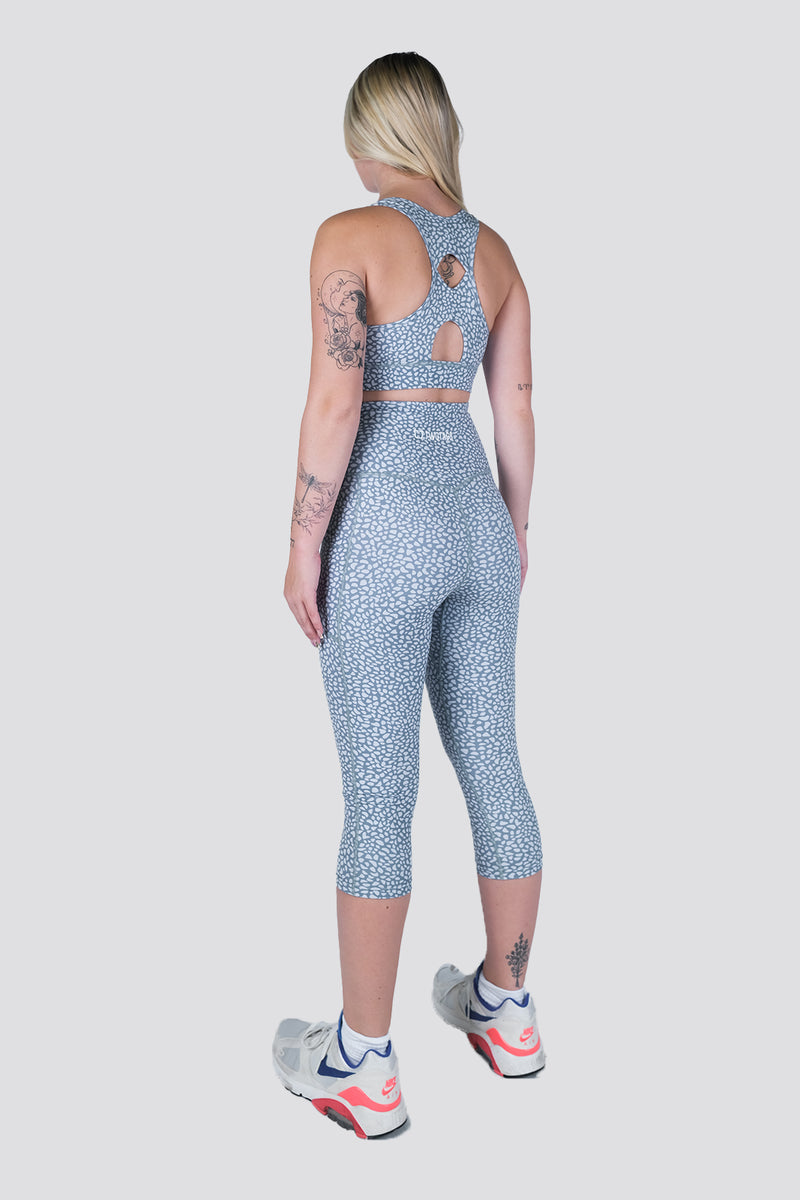 Mirage 7/8 Highwaisted Leggings - Ash Blue