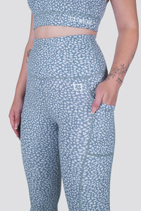 Mirage 7/8 Highwaisted Leggings - Ash Blue