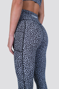 Mirage 7/8 Highwaisted Leggings - Speckle Black