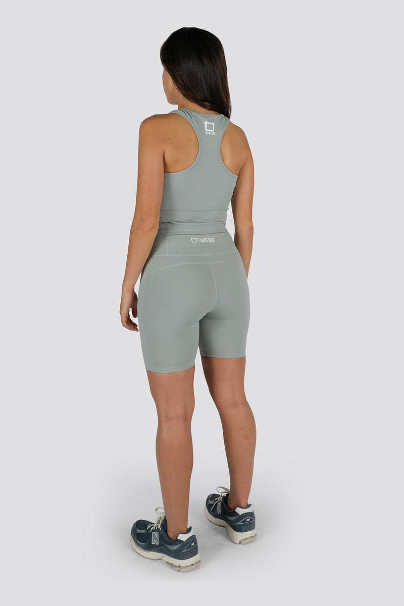 Motive Biker Shorts - Sage