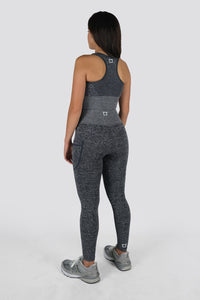 Seamless Leopard Highwaisted Leggings - Stormy