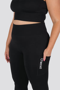 Seamless Movement Highwaisted Leggings - Black