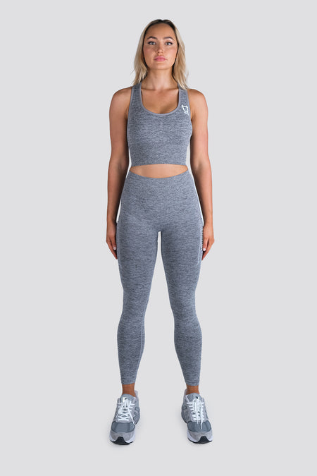 Seamless Movement Highwaisted Leggings - Khaki Marl