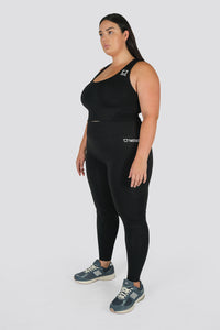 Seamless Power Highwaisted Leggings - Black