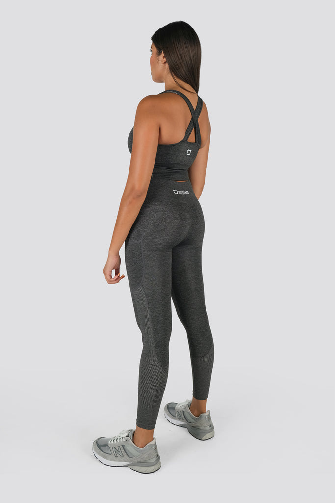 Seamless Power Highwaisted Leggings - Grey Marl