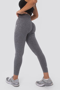 Seamless Scrunch Highwaisted Leggings - Charcoal Marl