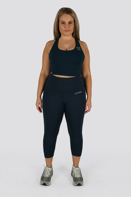 Sweetheart Highwaisted Biker Shorts - Black