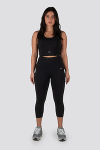 Sweetheart 7/8 V2 Highwaisted Leggings - Black
