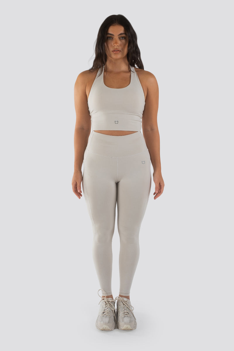 Sweetheart V2 Highwaisted Leggings - Arctic White